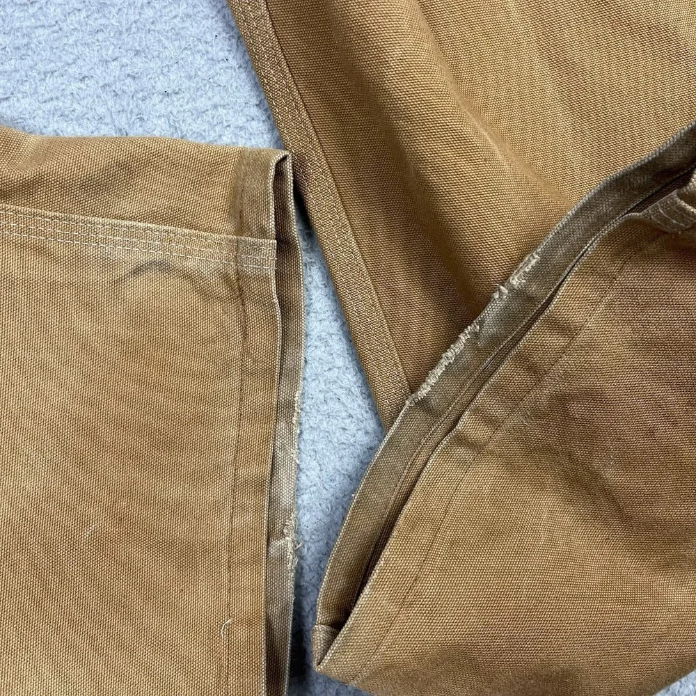 Vintage Carhartt B01 BRN Canvas Double Knee Mens Pants‎ Y2K Size 42x30 USA Made